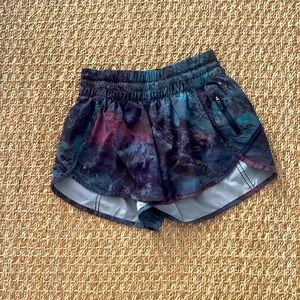 Multicolor Lululemon shorts